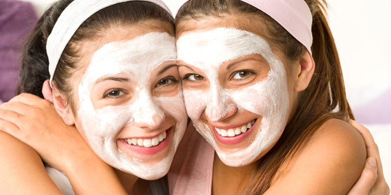 Teen facial treatment at EXHALE SPA Toronto